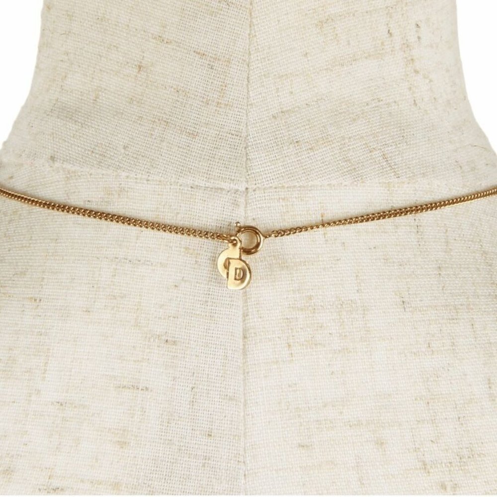 Authentic Christian Dior necklace with Dior pendant - Picture 5 of 9